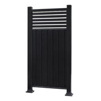 Combiné planches et lattes horizontales