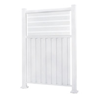 Combiné planches et verre style vénitiennes